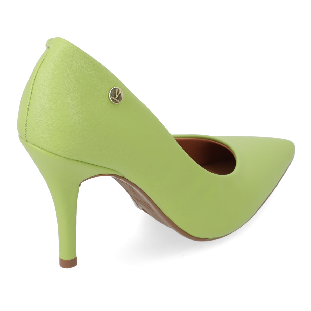 Zapato Taco Aguja Stiletto Vizzano EcoCuero Verde Pistacho