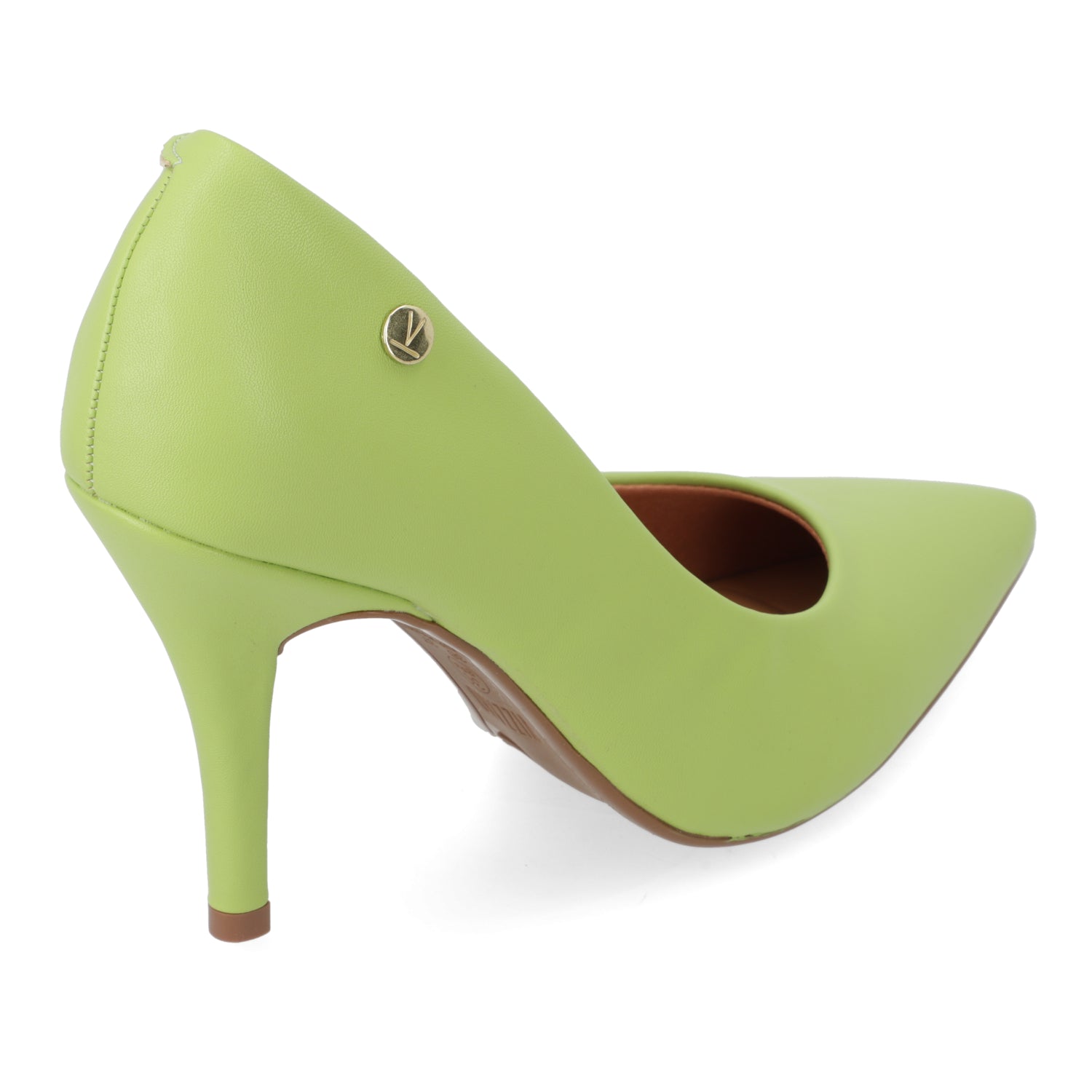 Zapato Taco Aguja Stiletto Vizzano EcoCuero Verde Pistacho