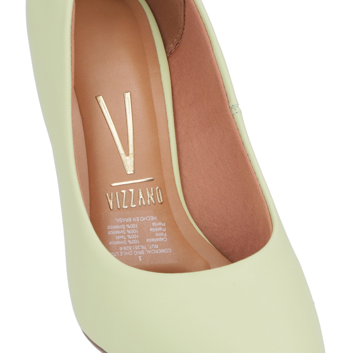 Zapato Taco Aguja Stiletto Vizzano EcoCuero Menta 1184-1101-7286-93369