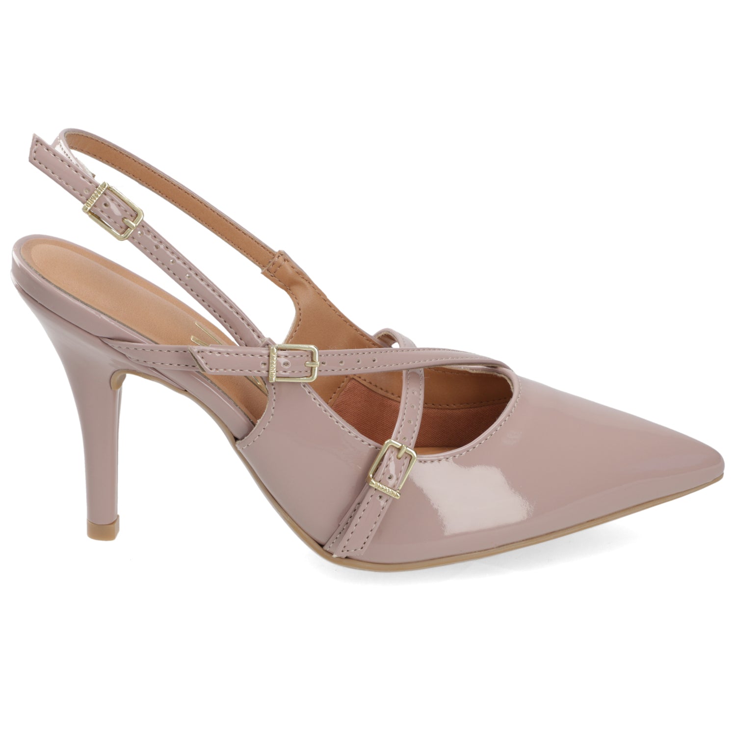 Stiletto Taco Aguja Taupe