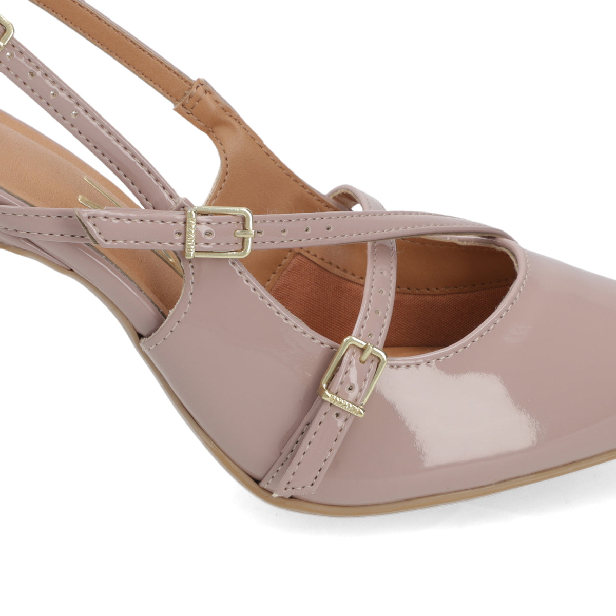 Stiletto Taco Aguja Taupe