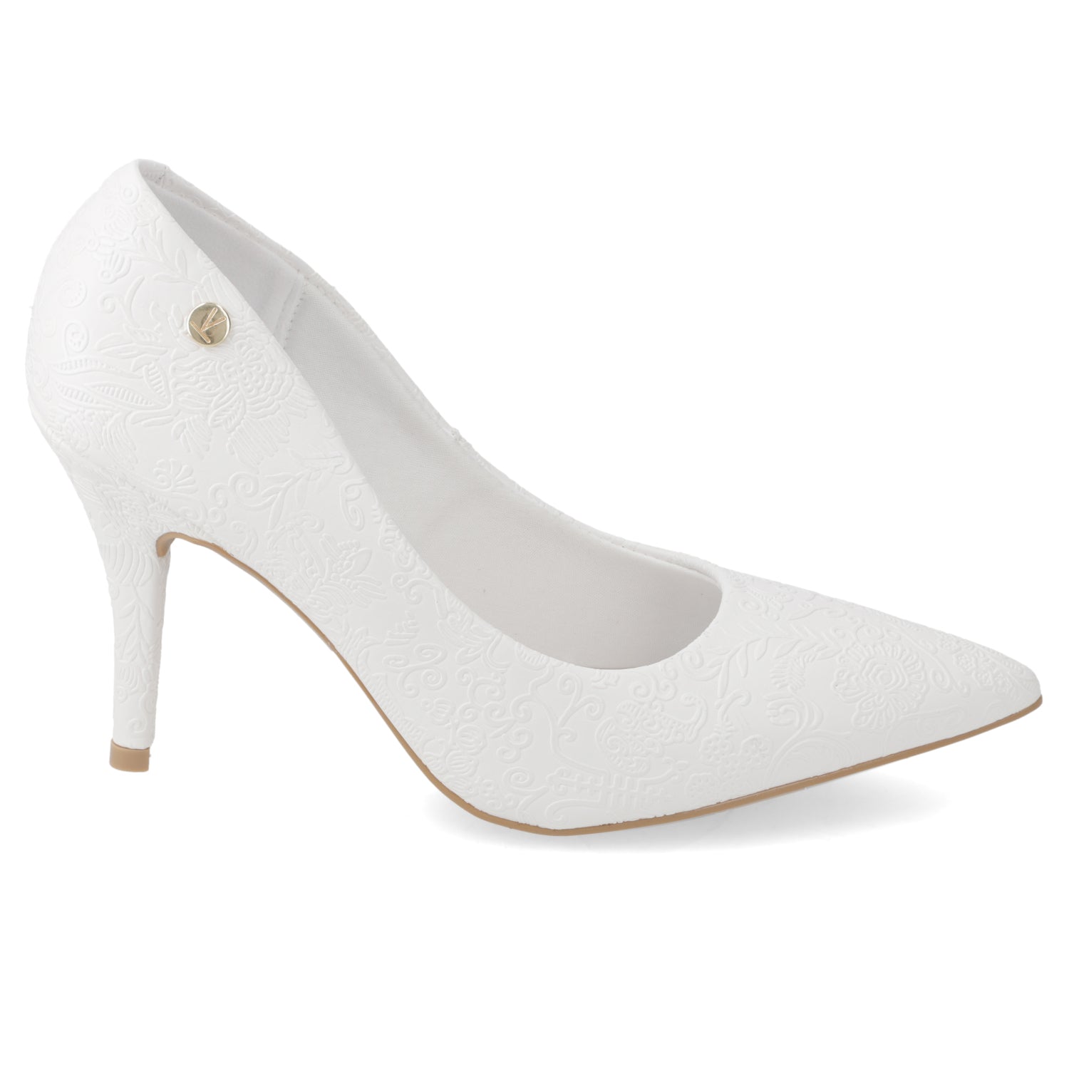 Stiletto de Novia Taco Aguja Blanco Vizzano 35 / Blanco