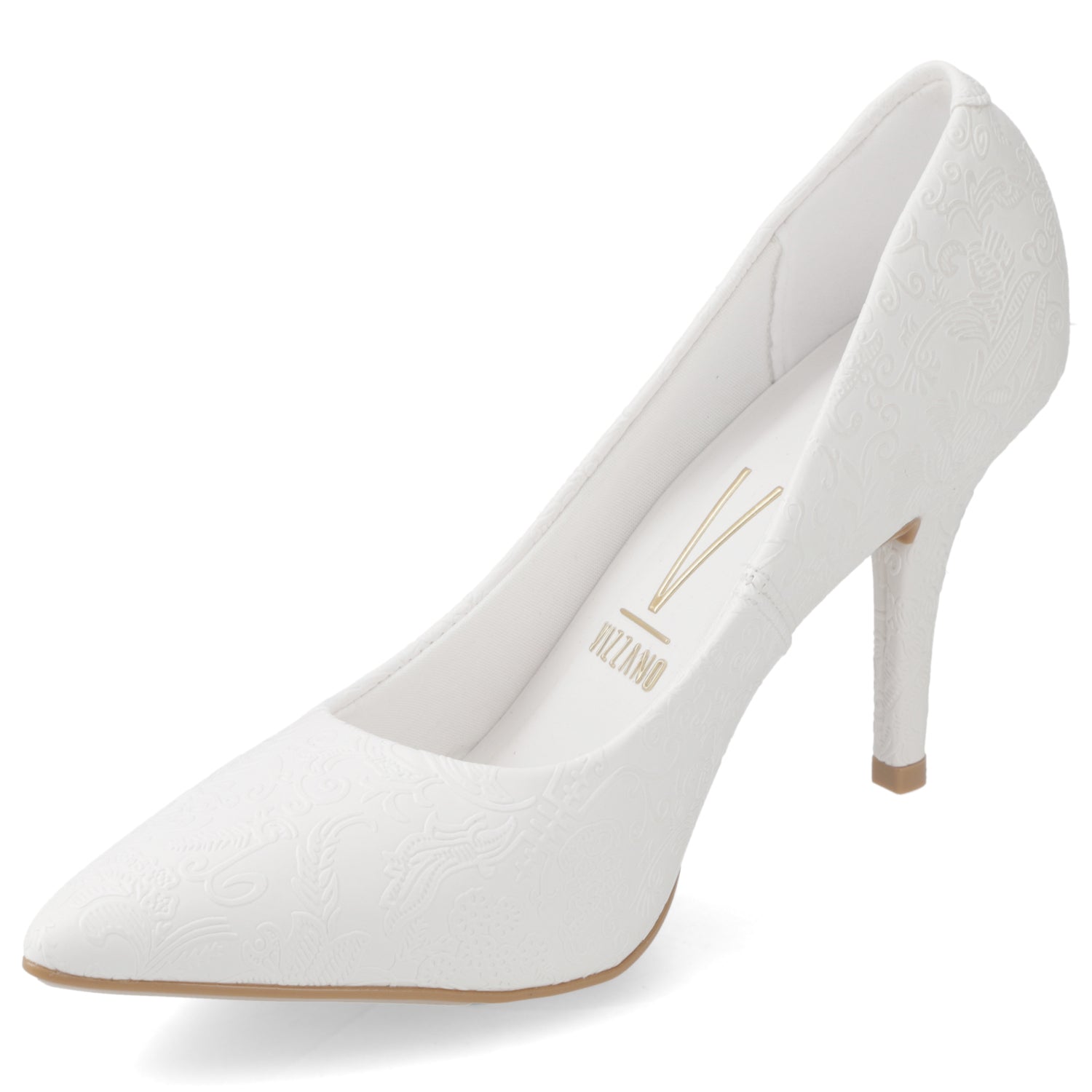 Stiletto de Novia Taco Aguja Blanco Vizzano 35 / Blanco
