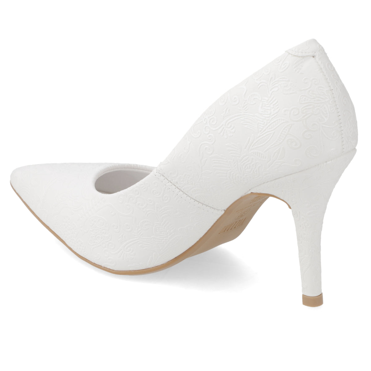 Stiletto de Novia Taco Aguja Blanco Vizzano 35 / Blanco