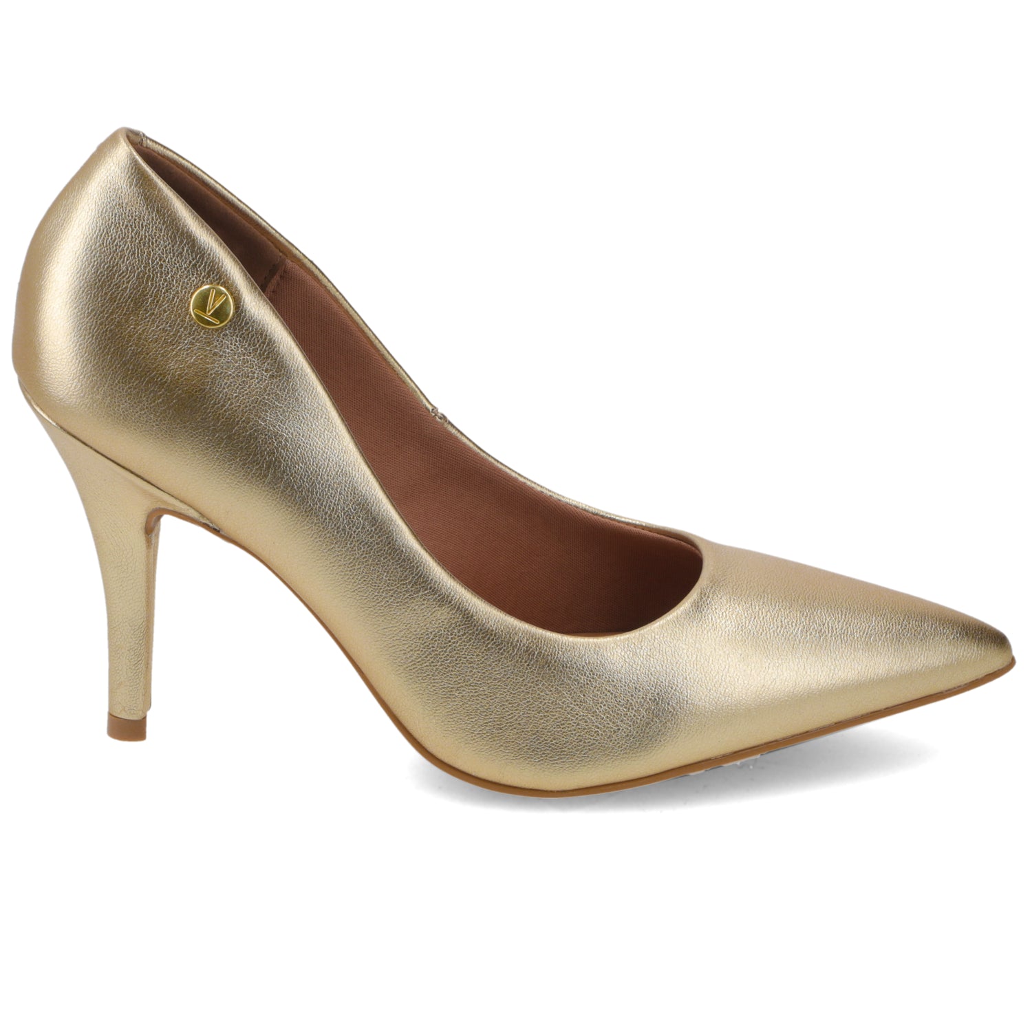 Stiletto Taco Aguja Dorado Vizzano