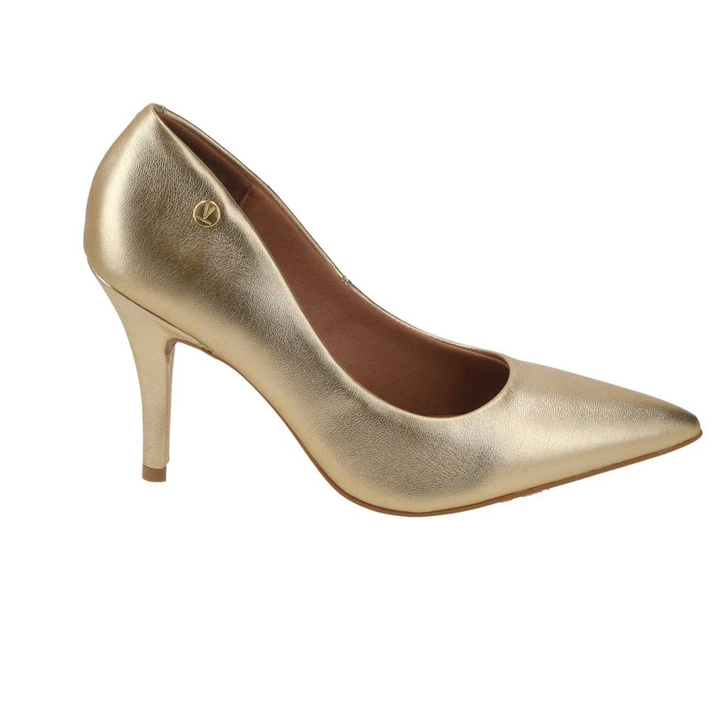Stiletto Taco Aguja Dorado Vizzano