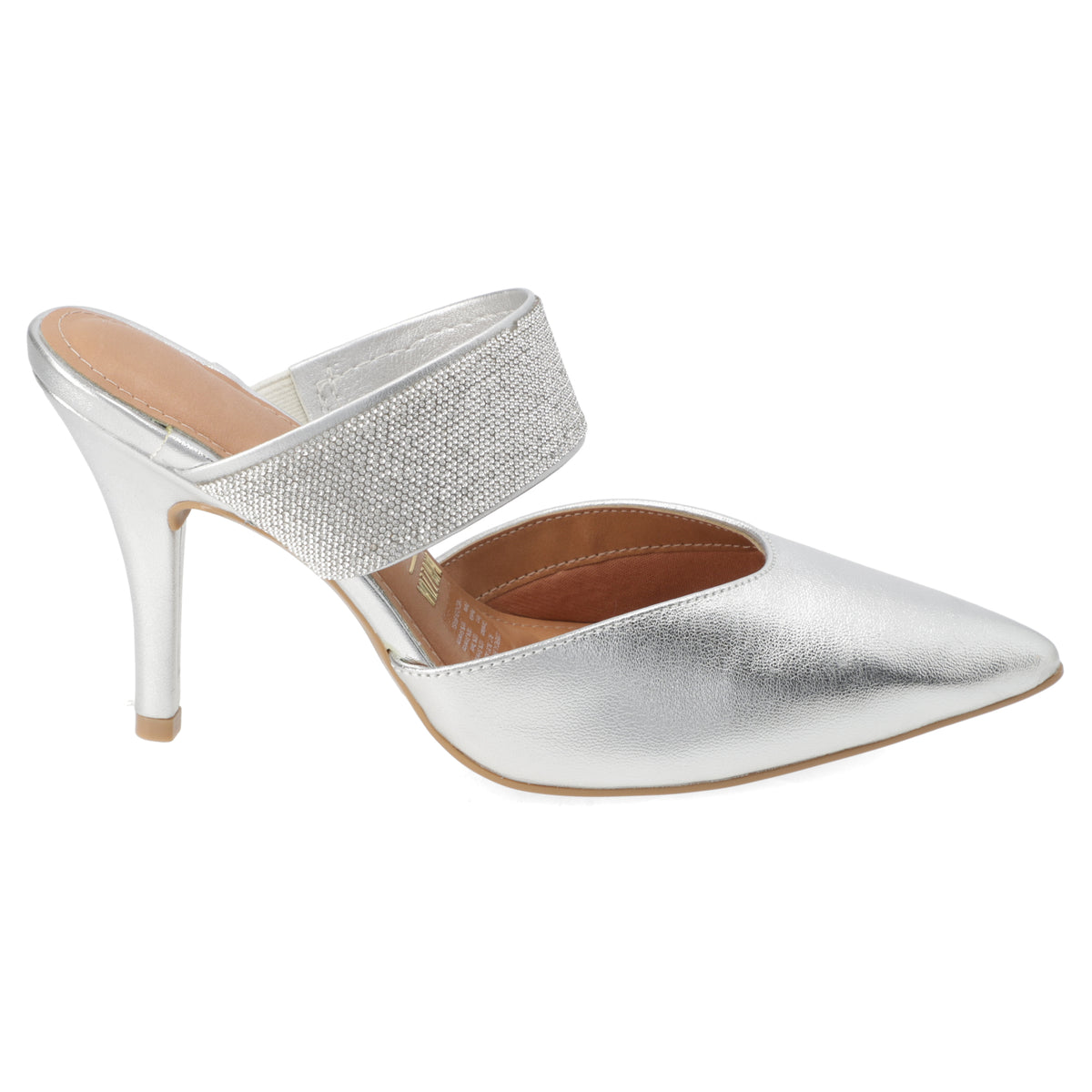 Stiletto Taco Aguja 10 cm Plateado Vizzano 35 / Plateado