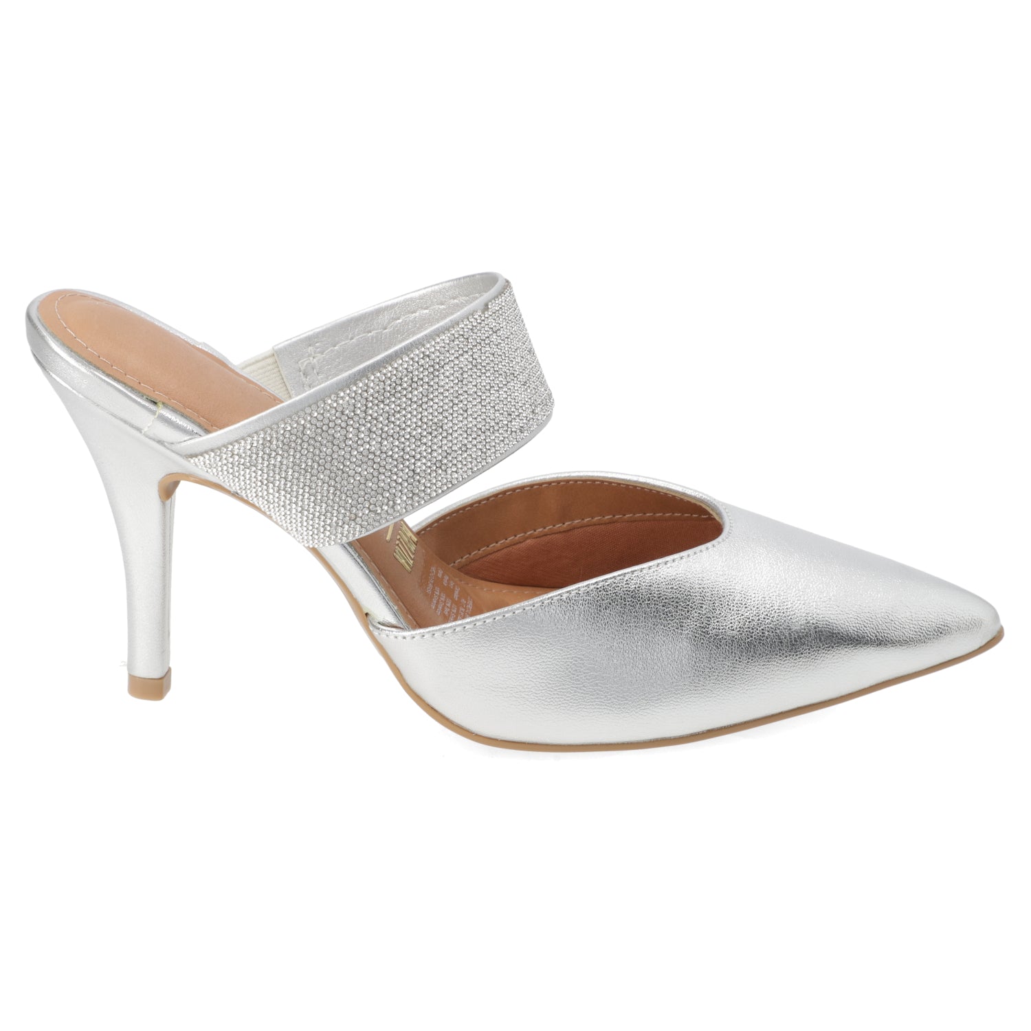 Stiletto Taco Aguja 10 cm Plateado Vizzano 35 / Plateado