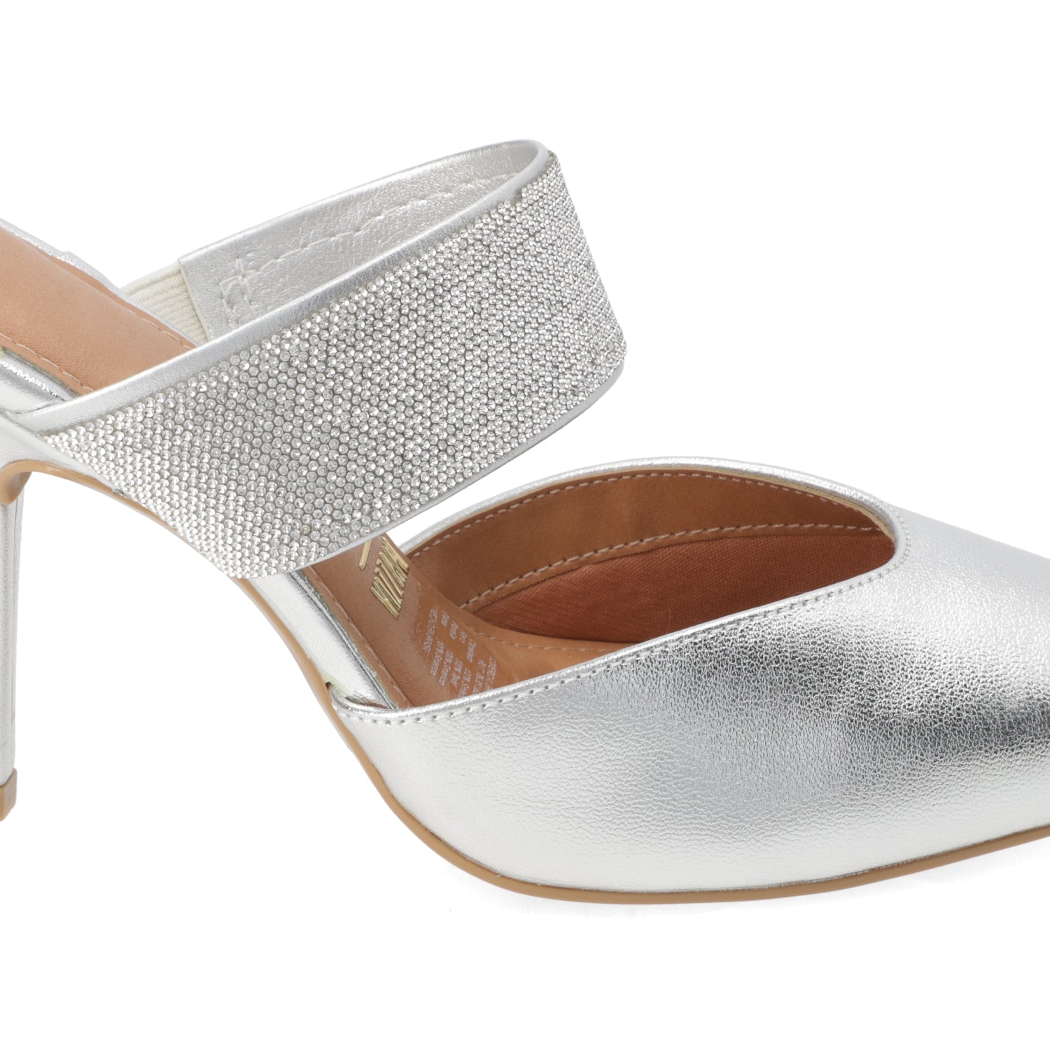 Stiletto Taco Aguja 10 cm Plateado Vizzano 35 / Plateado