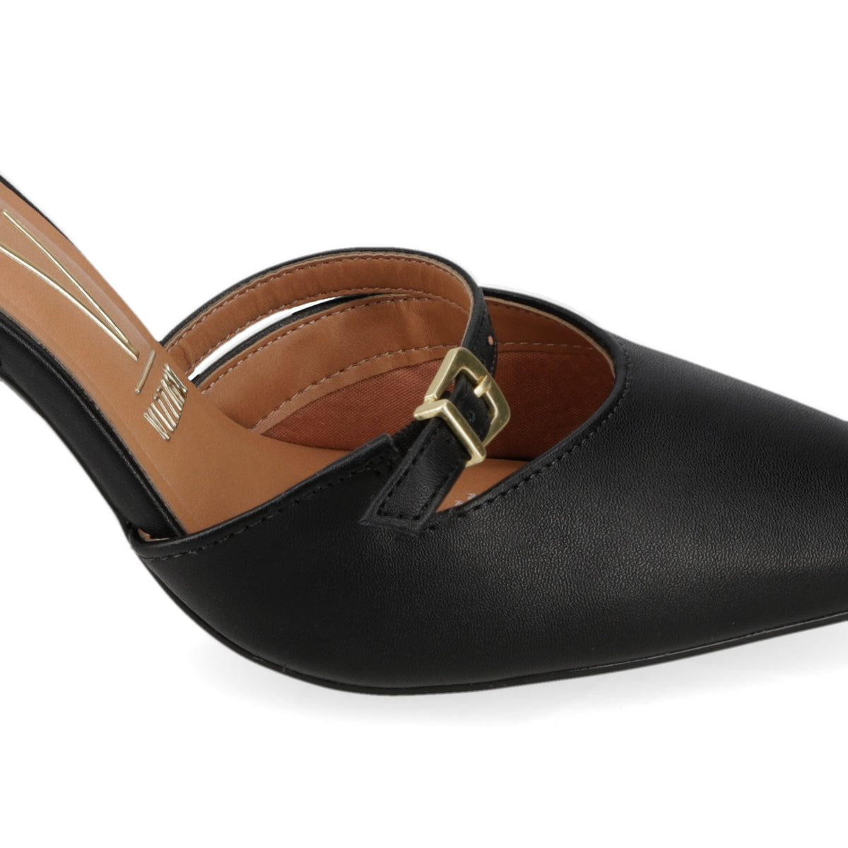 Stiletto Mujer Taco Alto Pulsera al Tobillo Negro Vizzano 34 / Negro