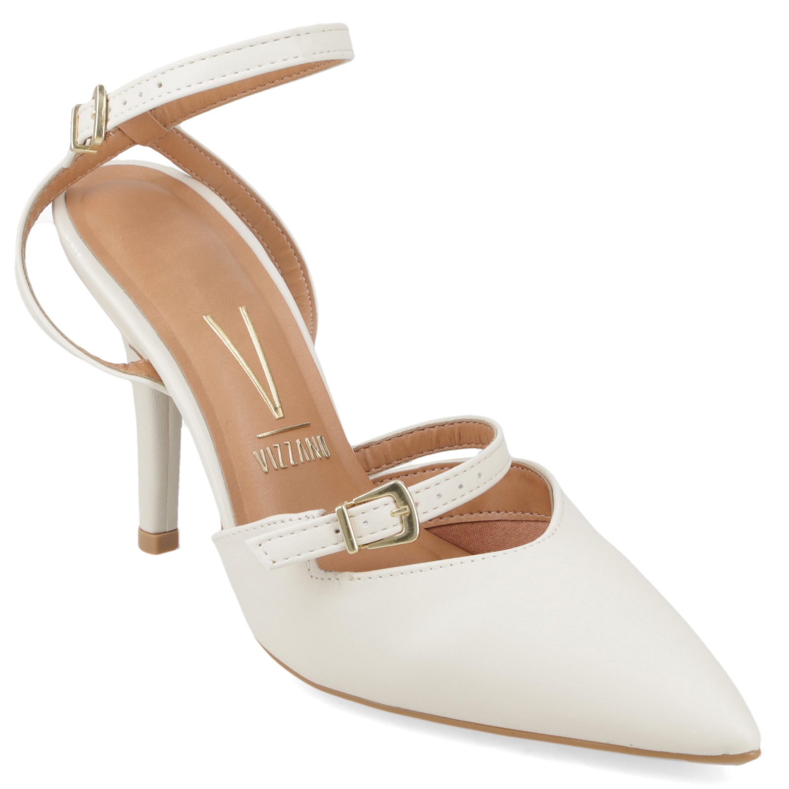 Stiletto Mujer Taco Alto Pulsera al Tobillo Blanco Off Vizzano 34 / Blanco Off
