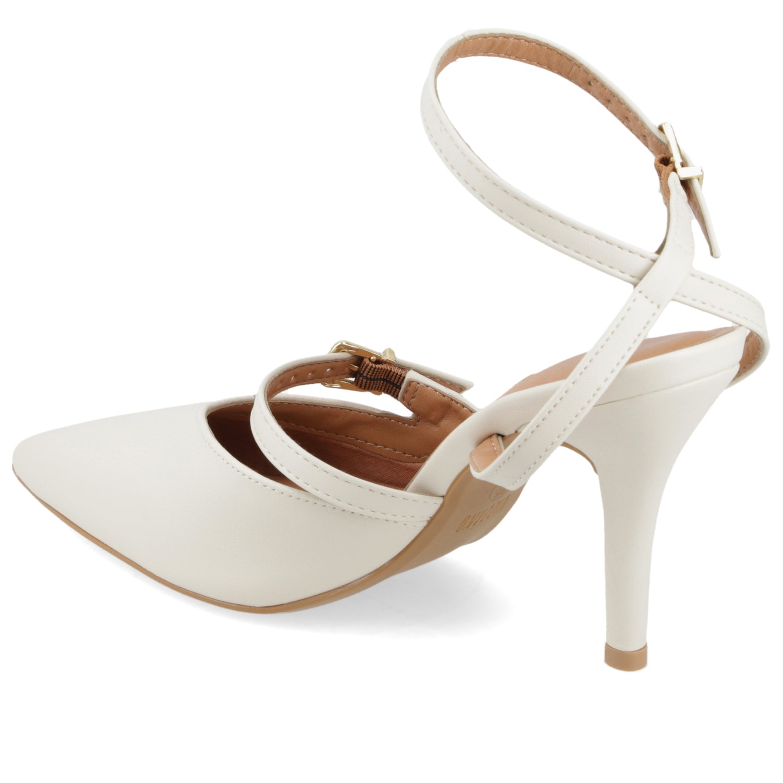 Stiletto Mujer Taco Alto Pulsera al Tobillo Blanco Off Vizzano 34 / Blanco Off