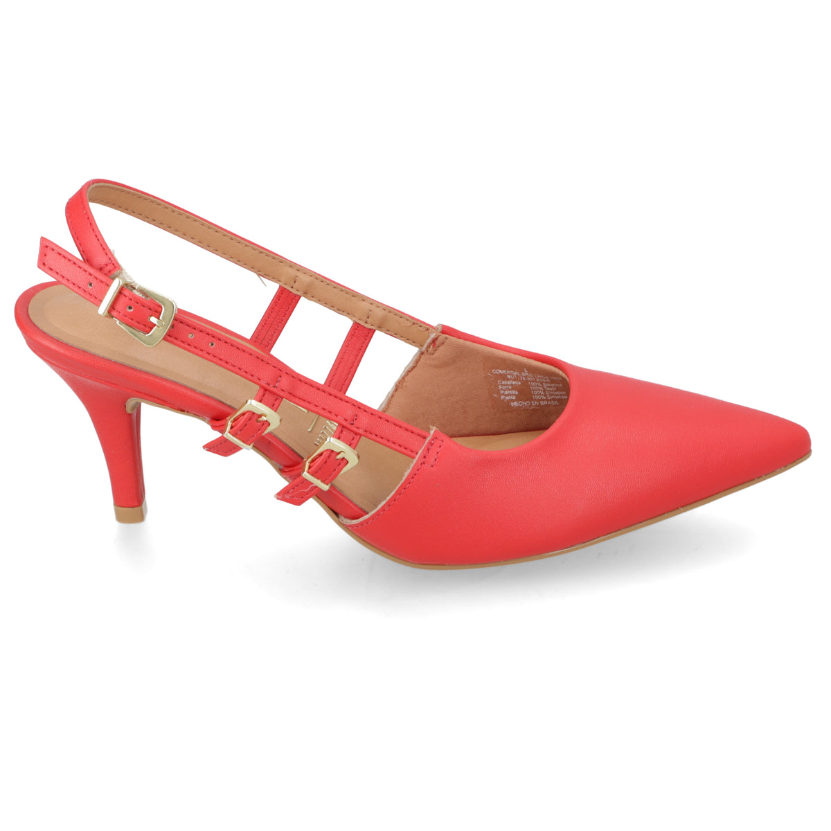 Stiletto Rojo Vizzano 35 / Rojo