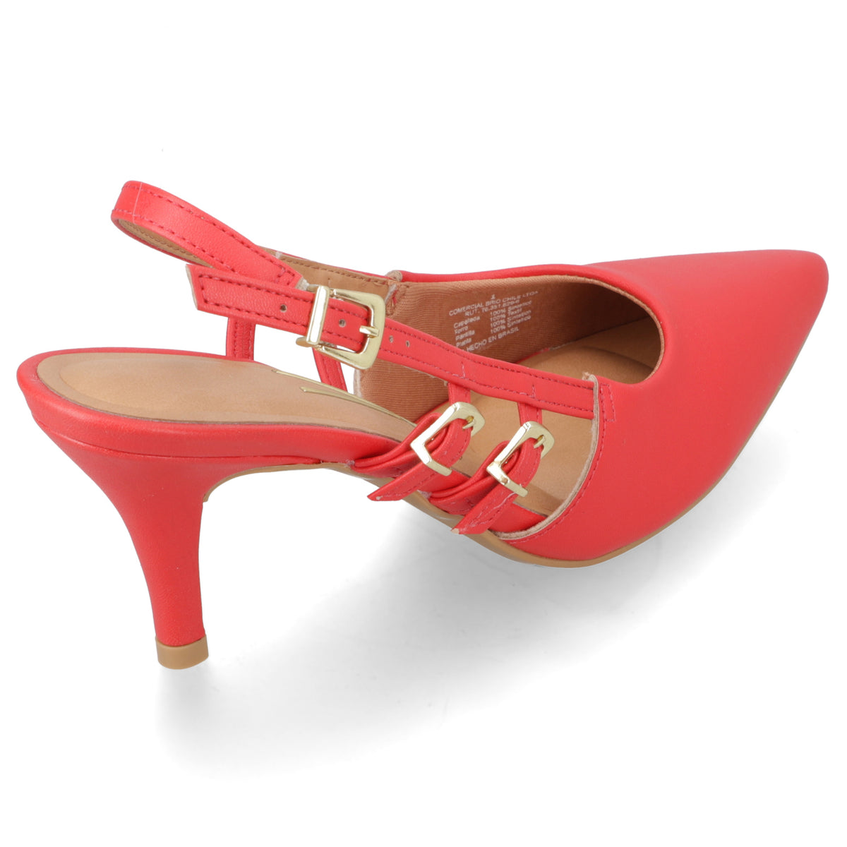 Stiletto Rojo Vizzano 35 / Rojo