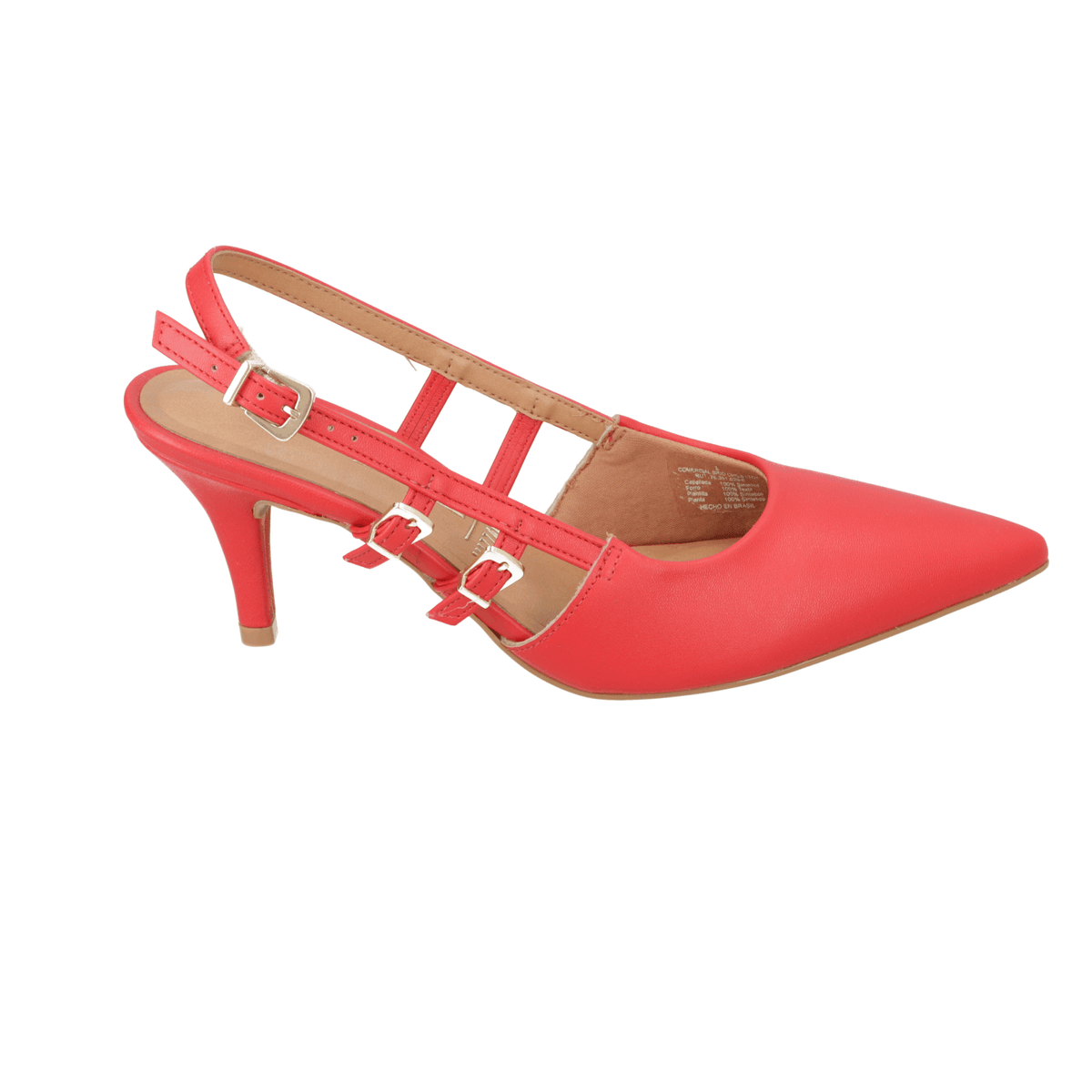 Stiletto Rojo Vizzano 35 / Rojo