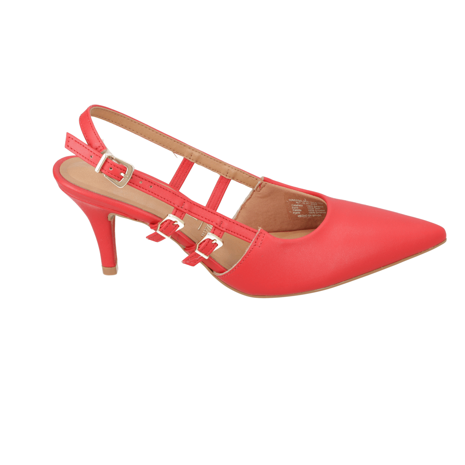 Stiletto Rojo Vizzano 35 / Rojo