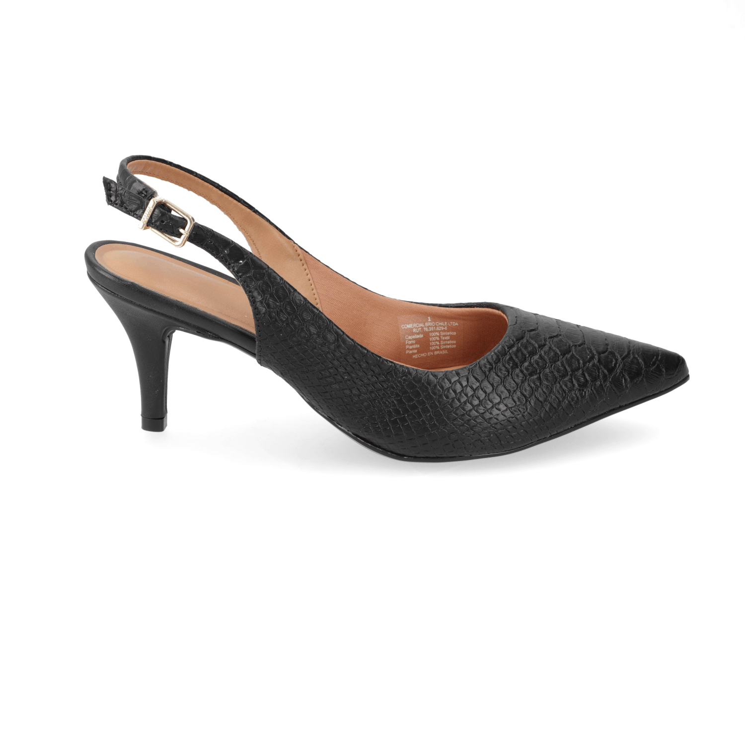 Stiletto 7 cm Negro Vizzano 35 / Negro