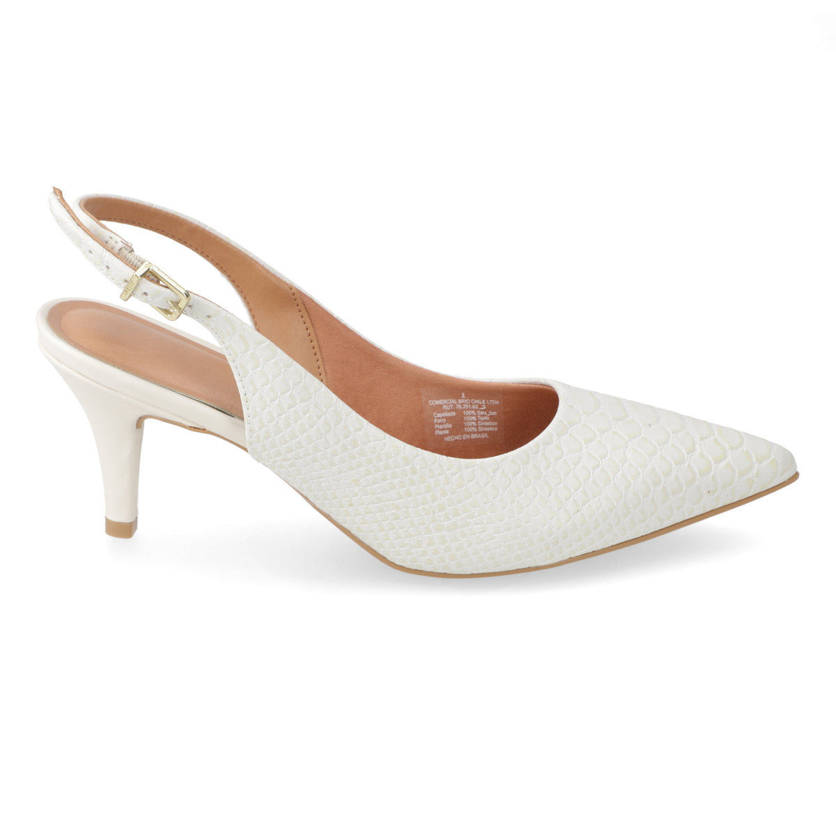 Stiletto 7 cm Blanco Vizzano 35 / Blanco