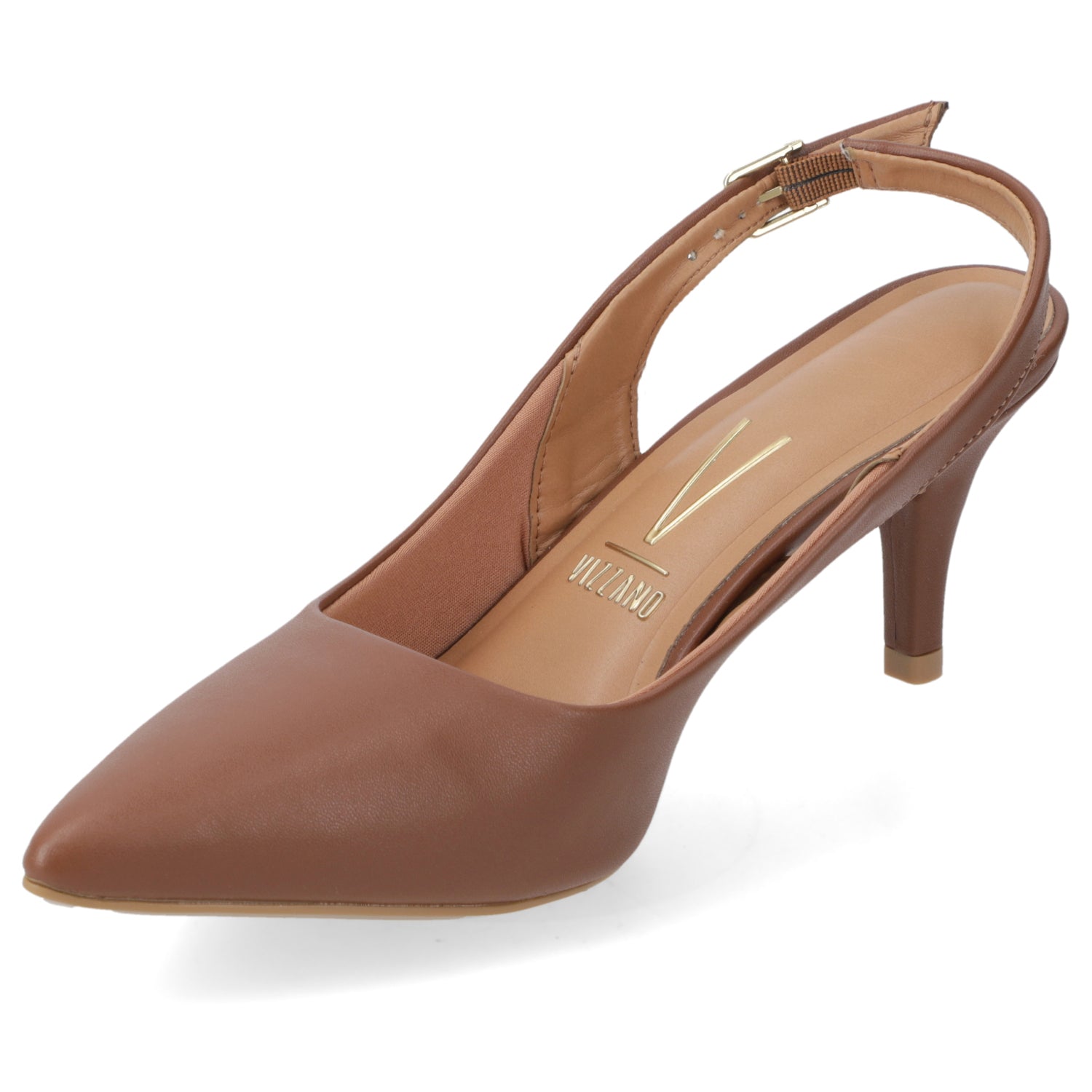 Stiletto Slingback Café Vizzano