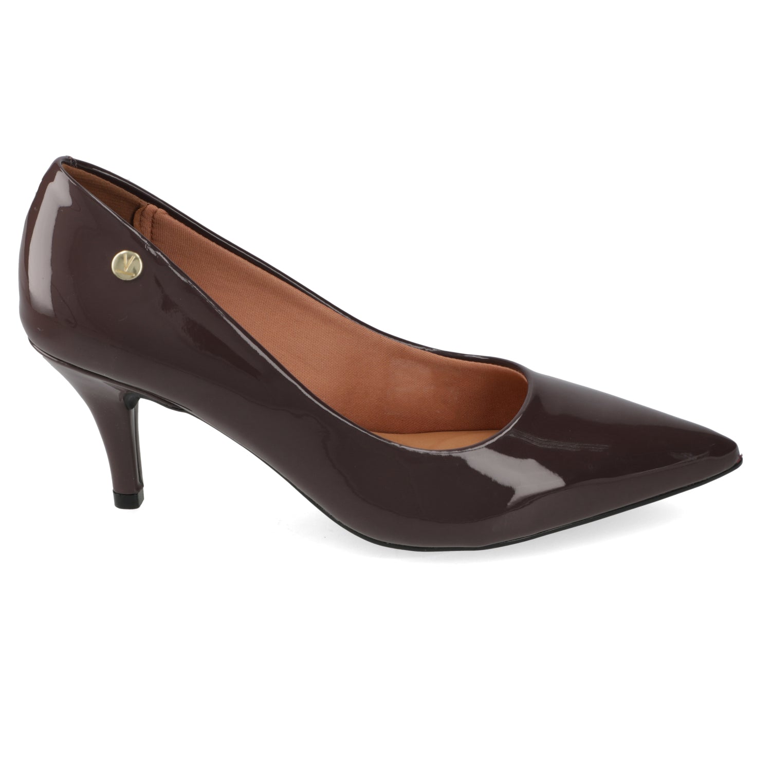 Stiletto 7 cm Cacao Efecto Charol Vizzano 35 / Chocolate