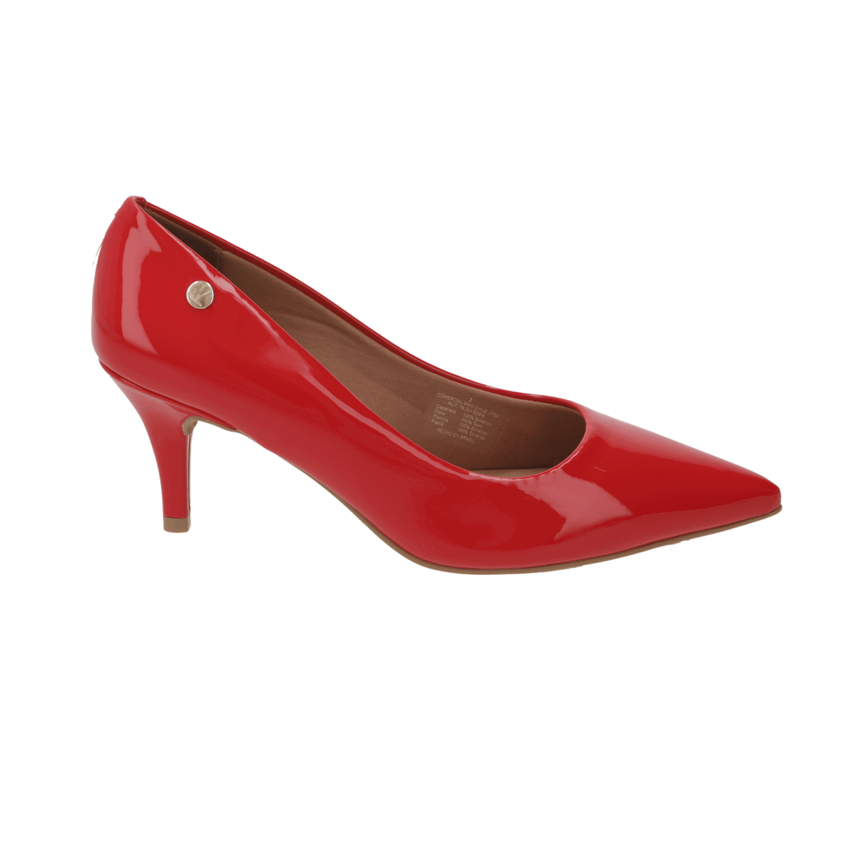 Stiletto Taco Aguja Rojo Vizzano
