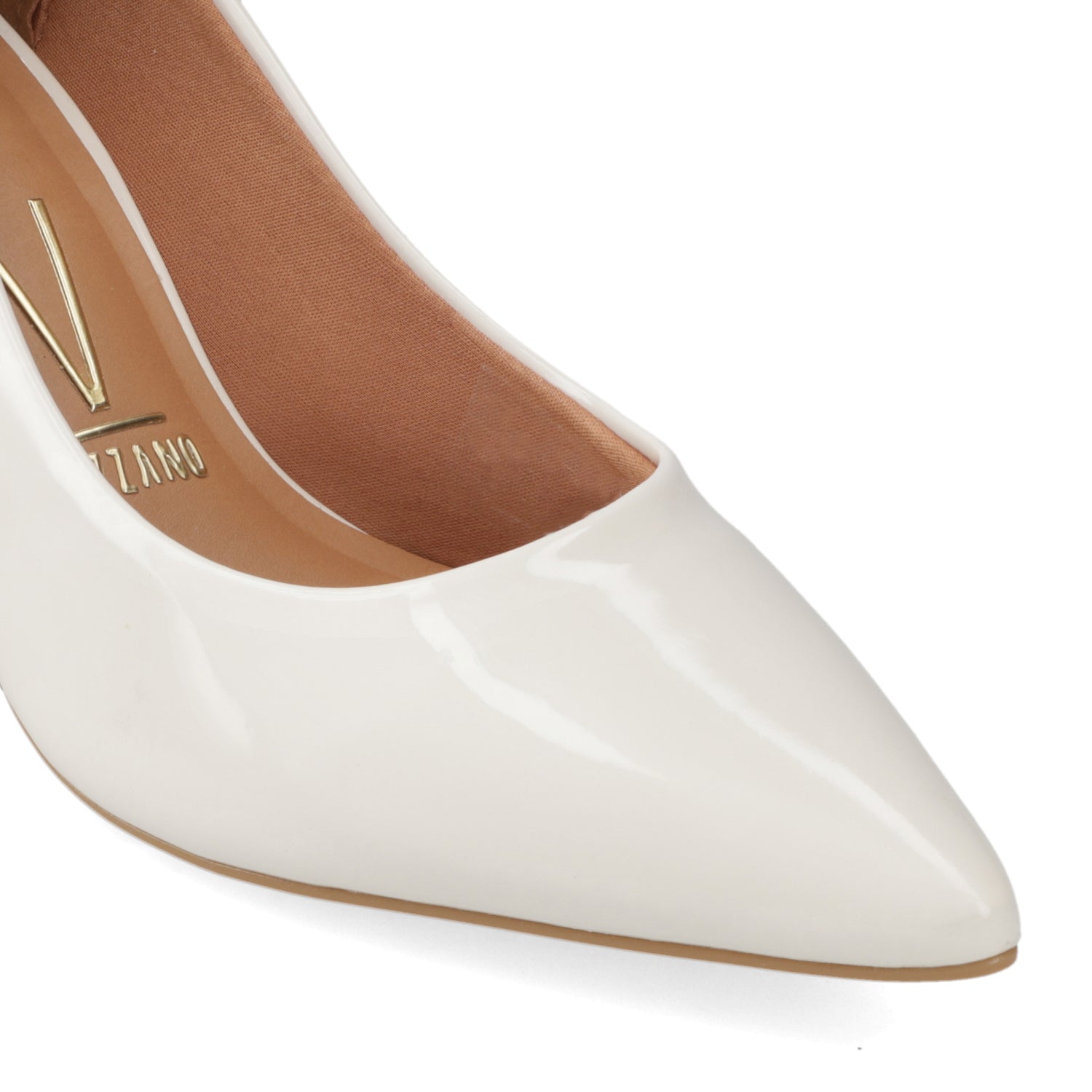 Stiletto 7 cm Efecto Charol 34 / Blanco