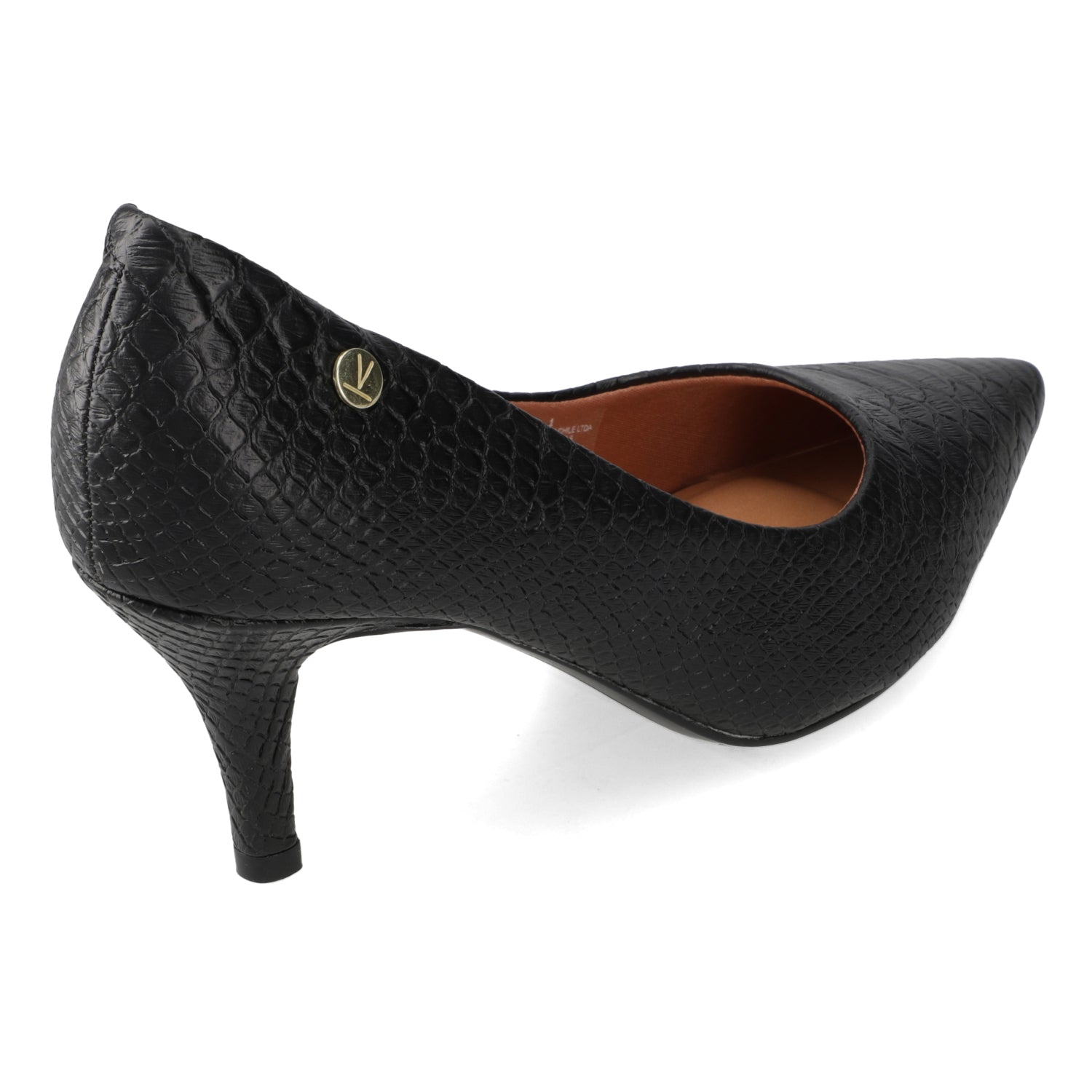Stiletto 7 cm Croco Negro Vizzano 35 / Negro