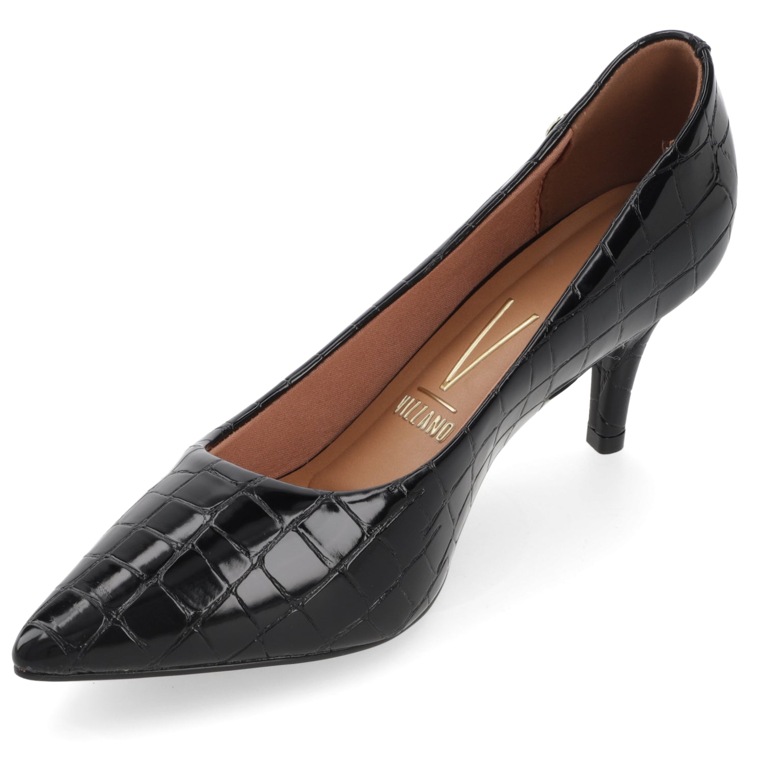Stiletto Vizzano Croco Negro