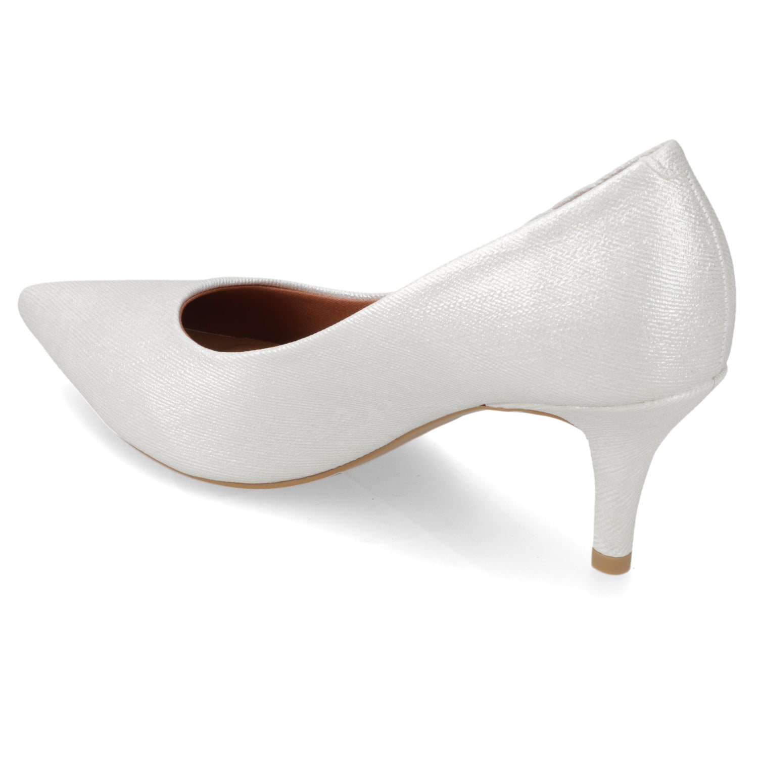Stiletto Metalizado Blanco Vizzano 34 / Blanco