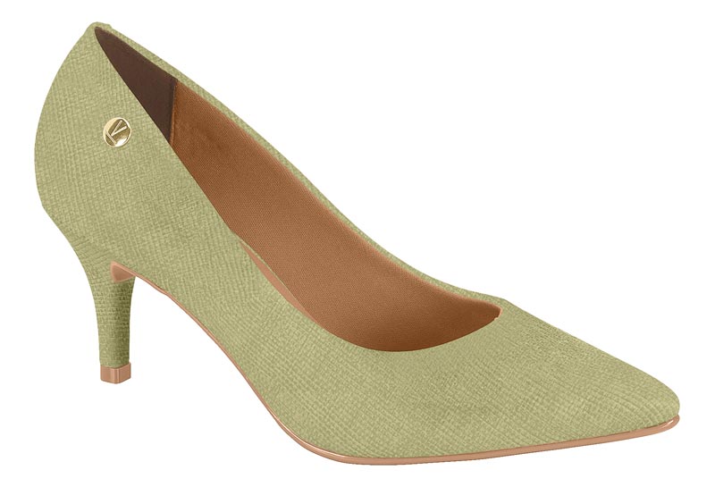 Stiletto Mujer Taco Medio Clásico Multicolor Pistacho Vizzano