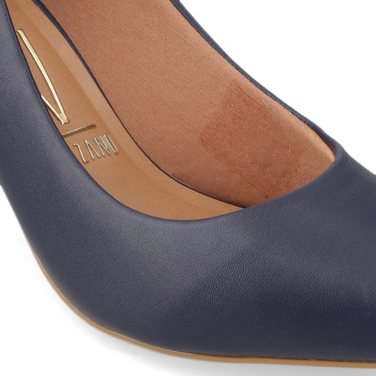 Stiletto Taco Aguja Azul 34 / Azul Marino