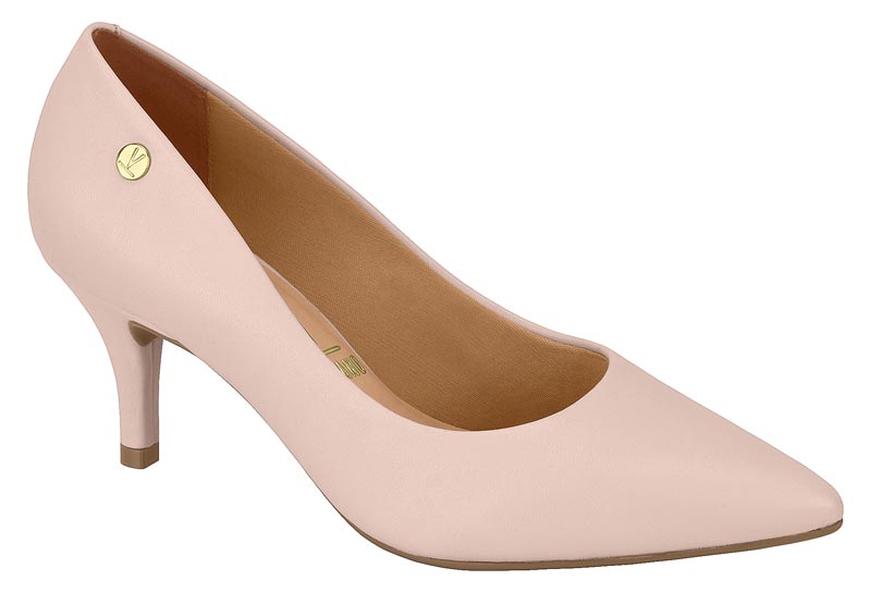 Stiletto Mujer Taco Medio Clásico Rosado Vizzano