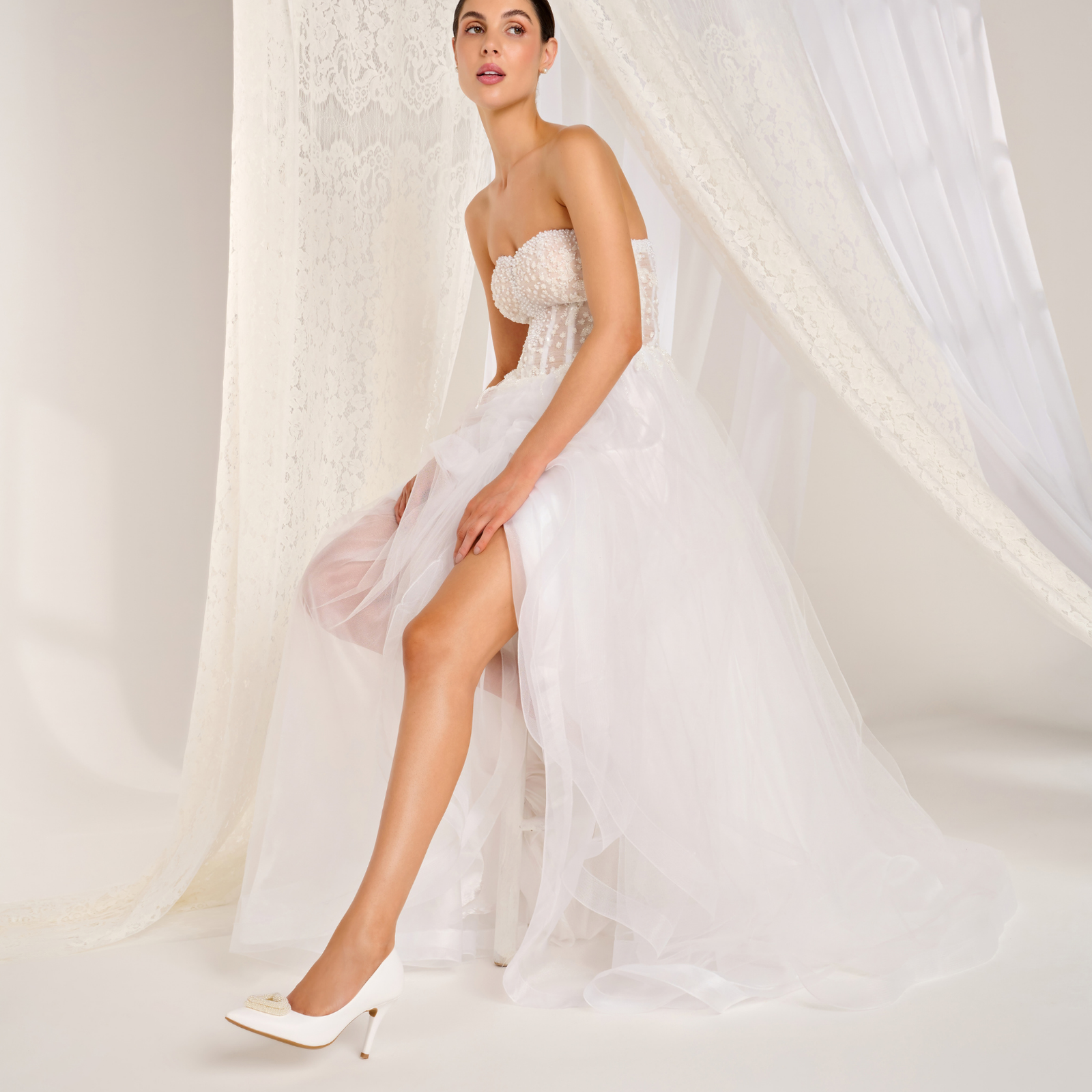 Stiletto de Novia Blanco Vizzano