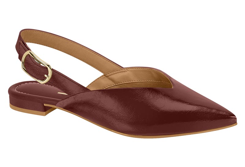 Ballerina Mujer Slingback Carmín Vizzano