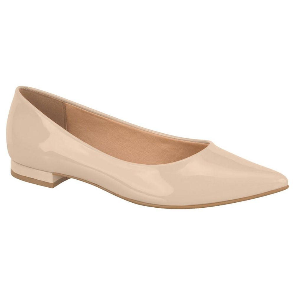 Ballerina Efecto Charol Beige 35 / Beige