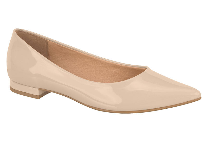 Ballerina Efecto Charol Beige 35 / Beige