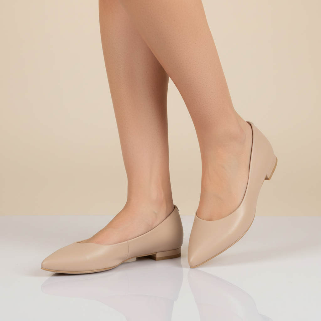 Ballerina clásica Beige Vizzano