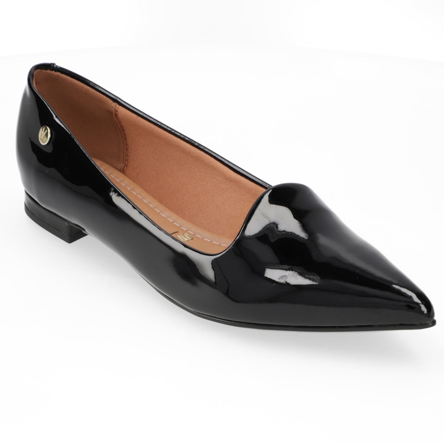 Ballerina Efecto Charol Negro 34 / Negro