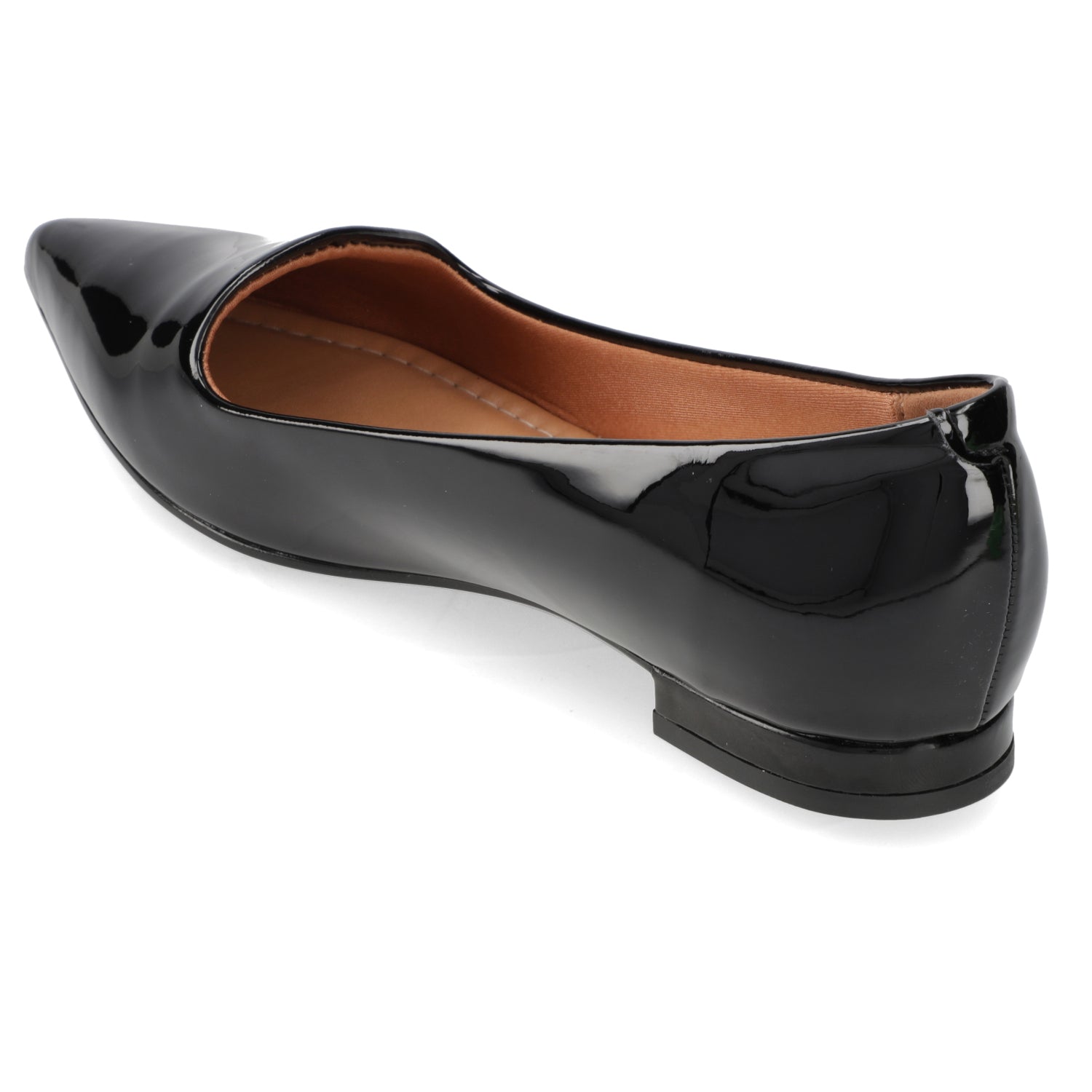 Ballerina Efecto Charol Negro 34 / Negro