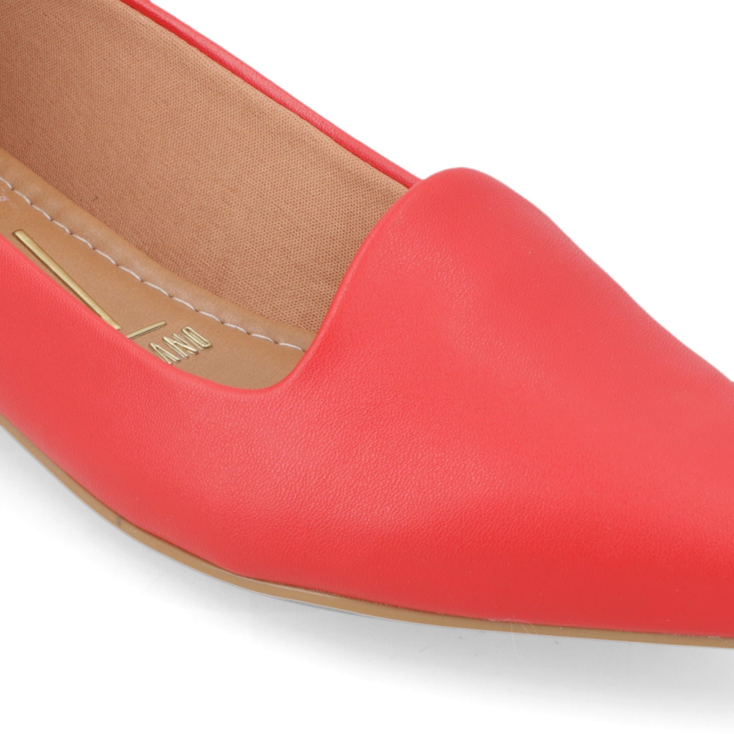 Ballerina Rojo Vizzano Ecocuero 35 / Rojo