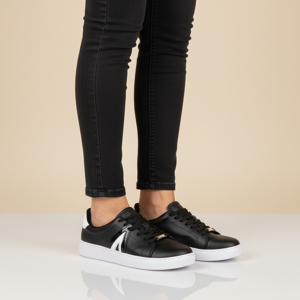 Zapatilla Casual Vizzano Negra