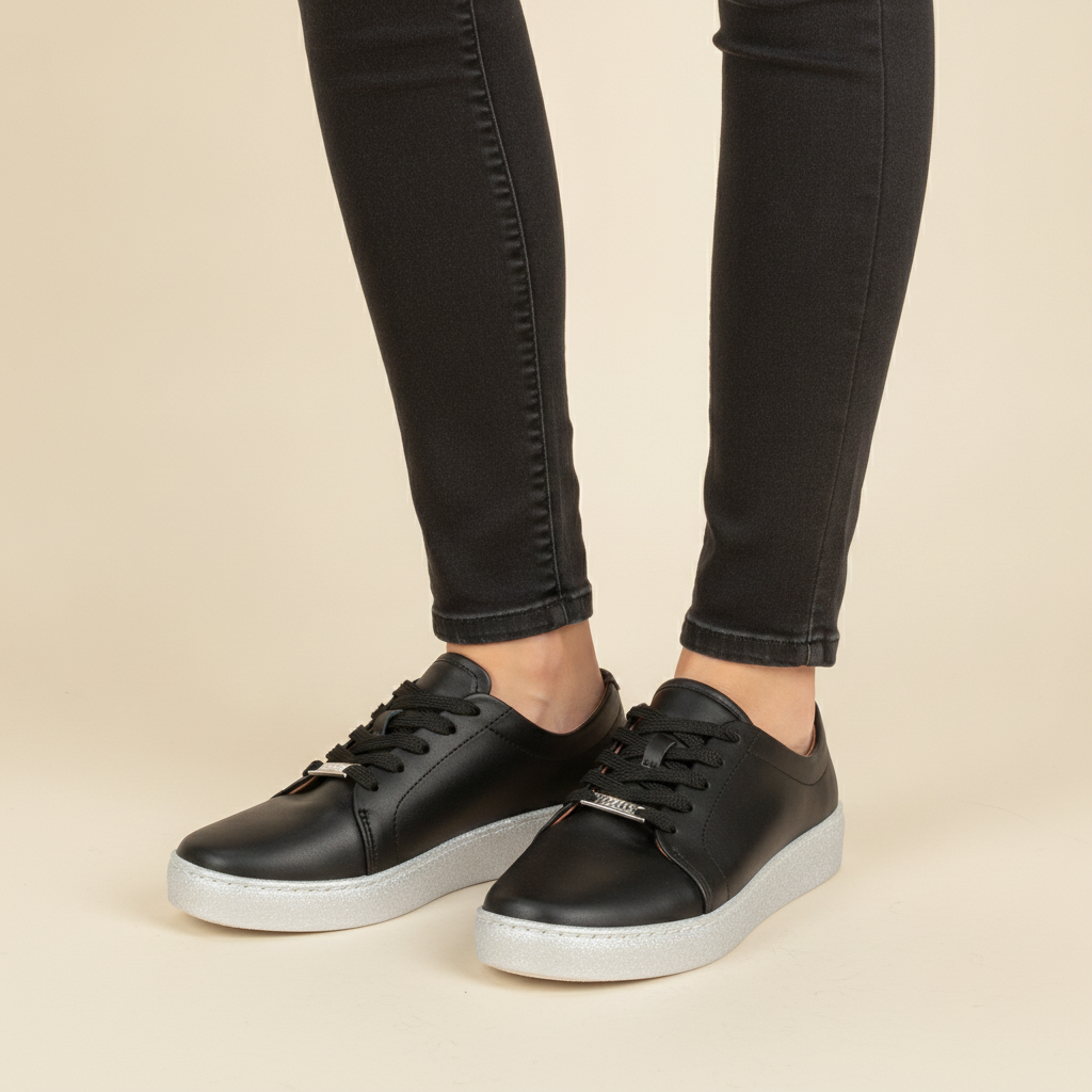 Zapatilla Mujer Vizzano  Negro