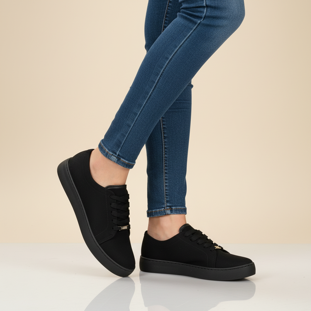 Zapatilla Casual Vizzano Negro