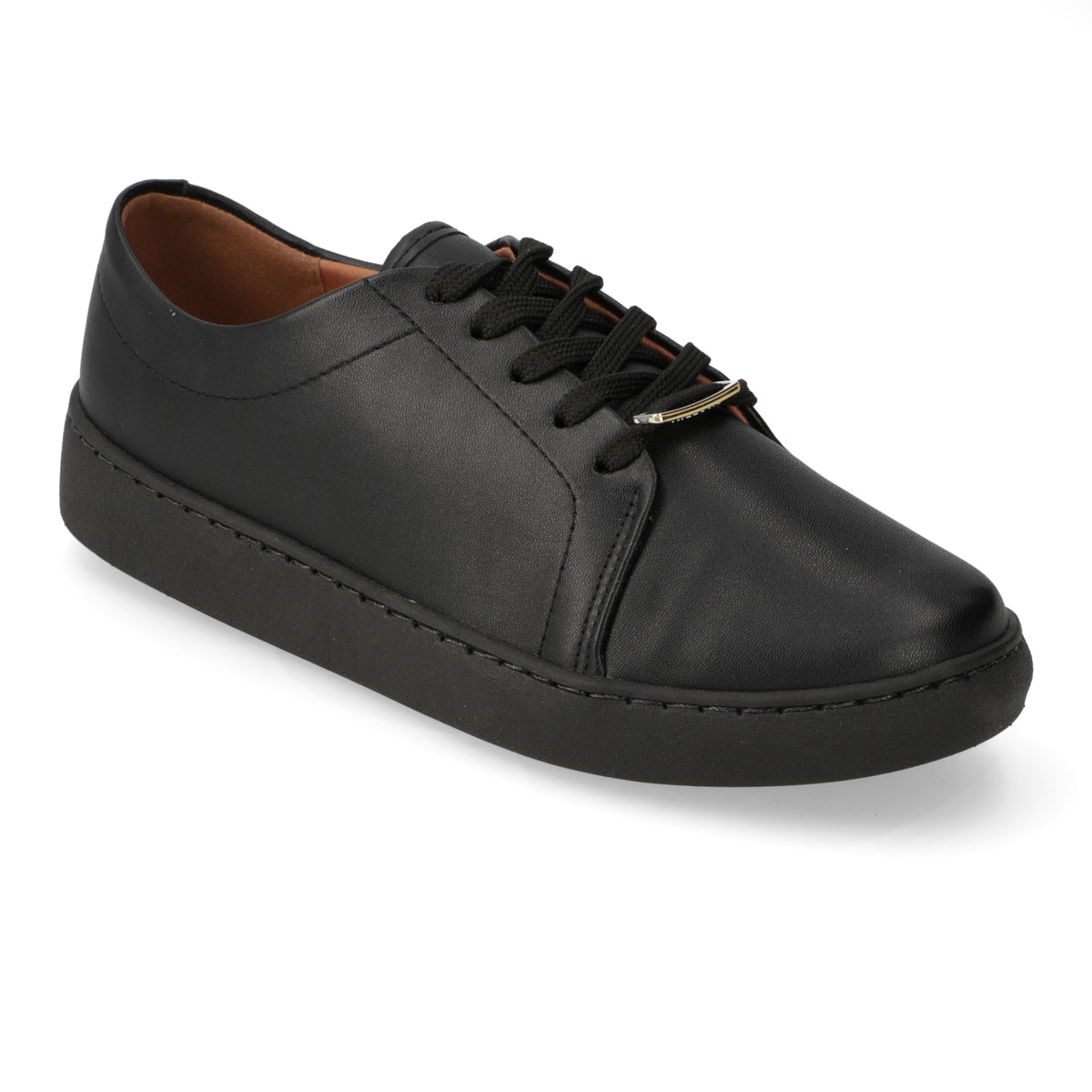 Zapatilla Casual Eco Cuero Vizzano Negro