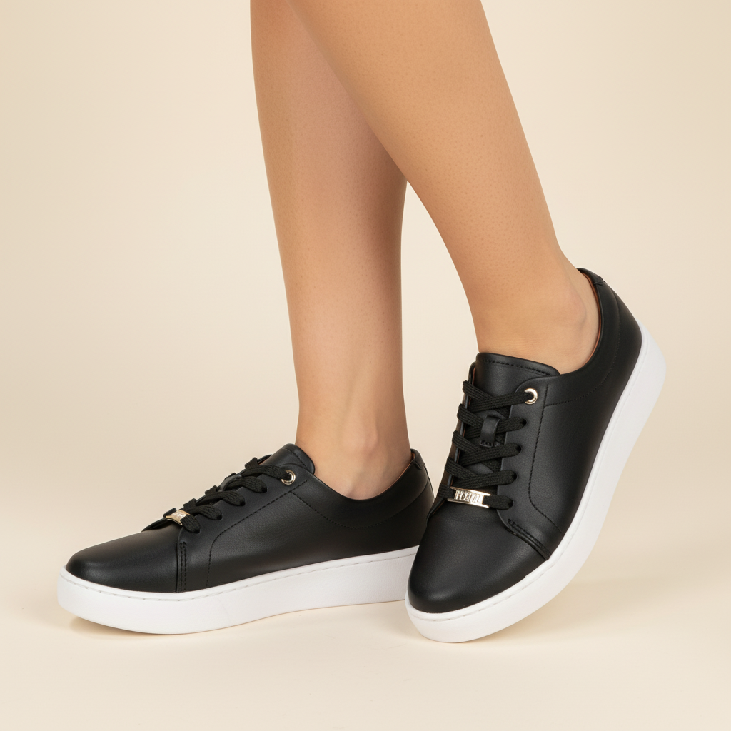 Zapatilla Casual Vizzano Negro 35 / Negro