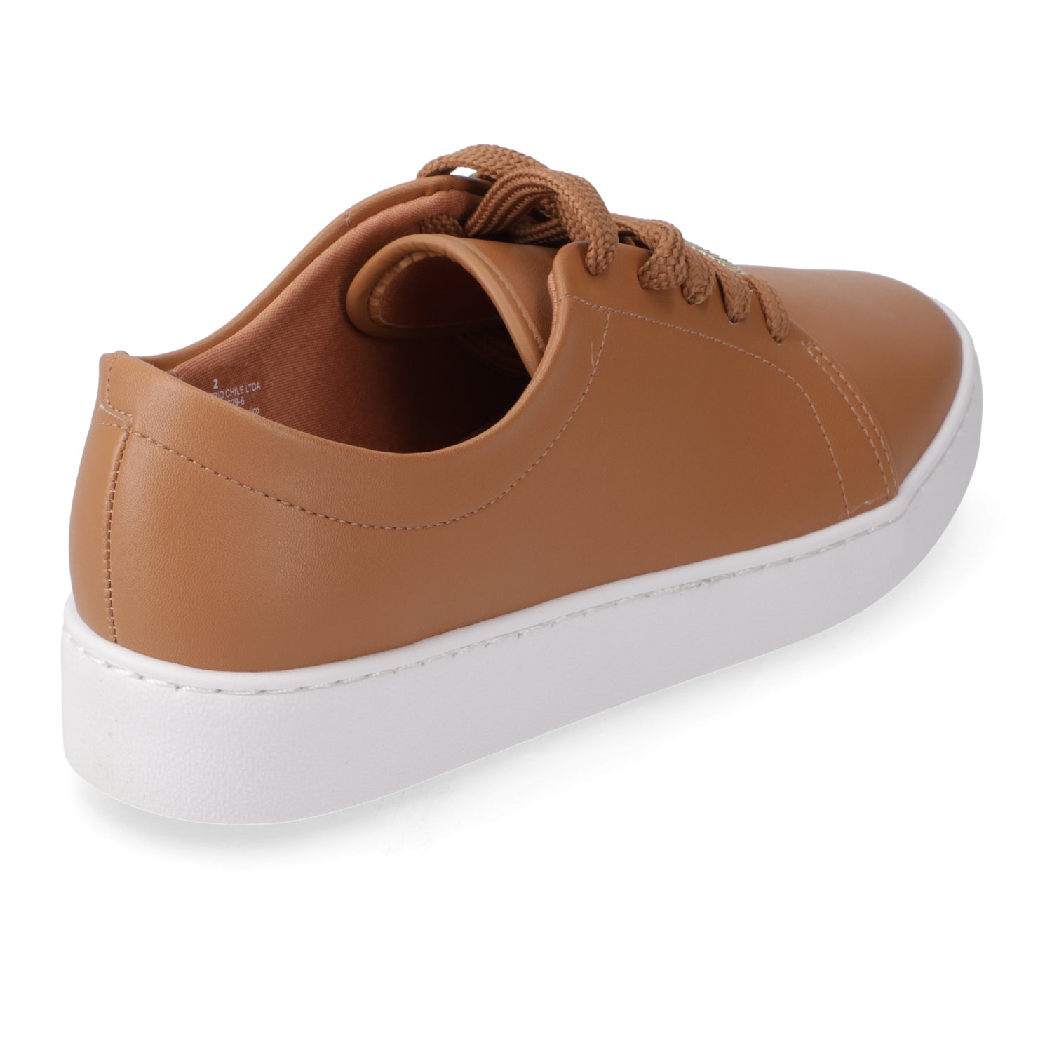 Zapatilla Casual Eco Cuero Camel