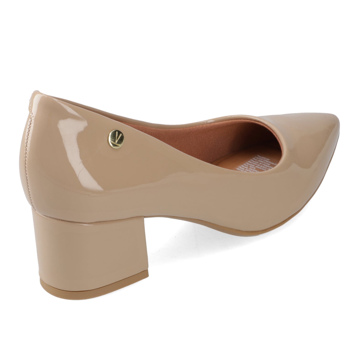 Zapato Efecto Charol Beige 35 / Beige