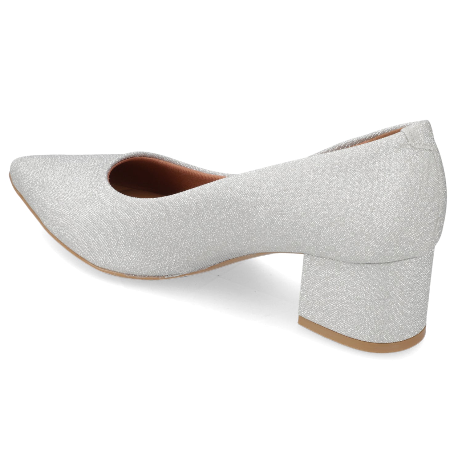 Taco Ancho Plateado Vizzano 34 / Plateado