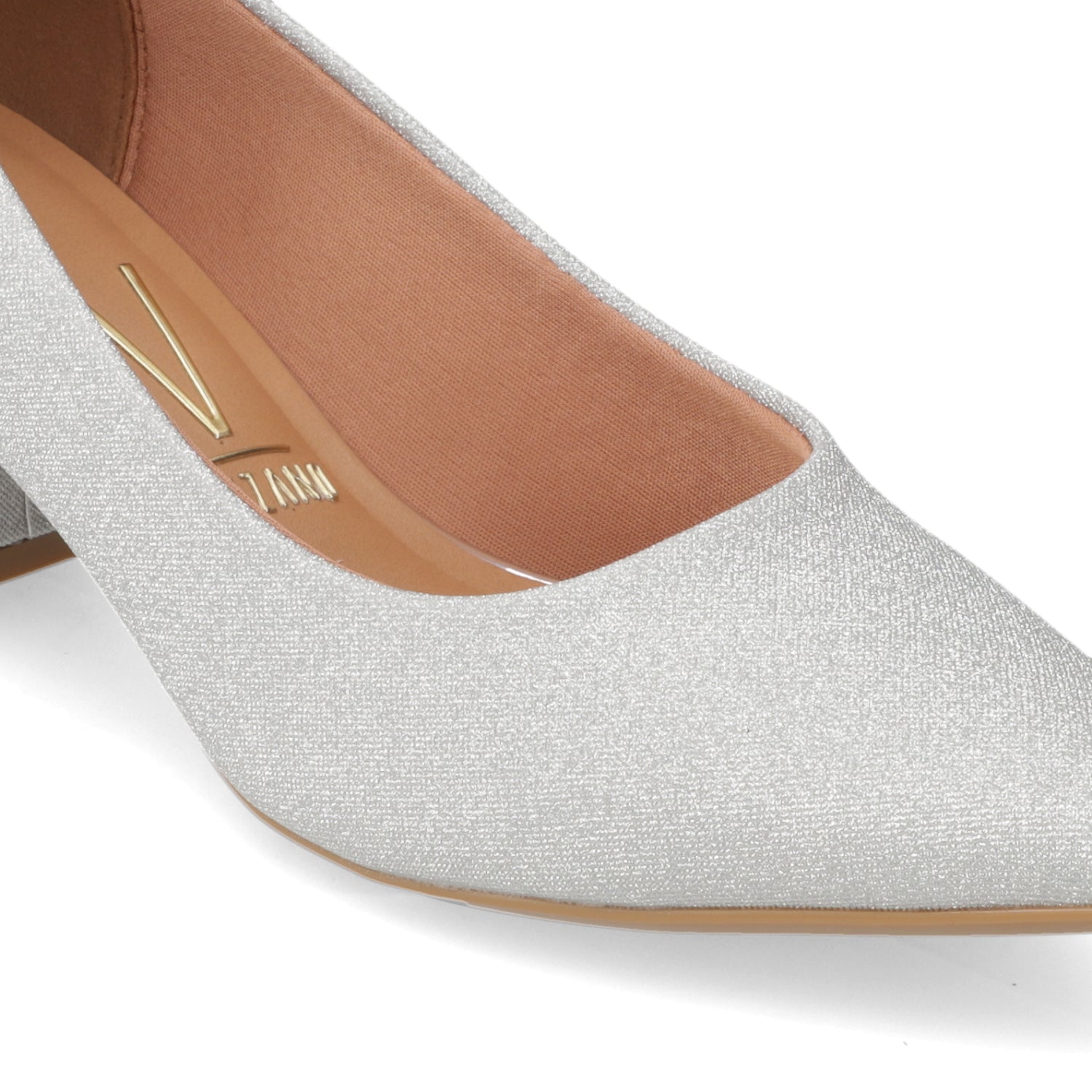 Taco Ancho Plateado Vizzano 34 / Plateado