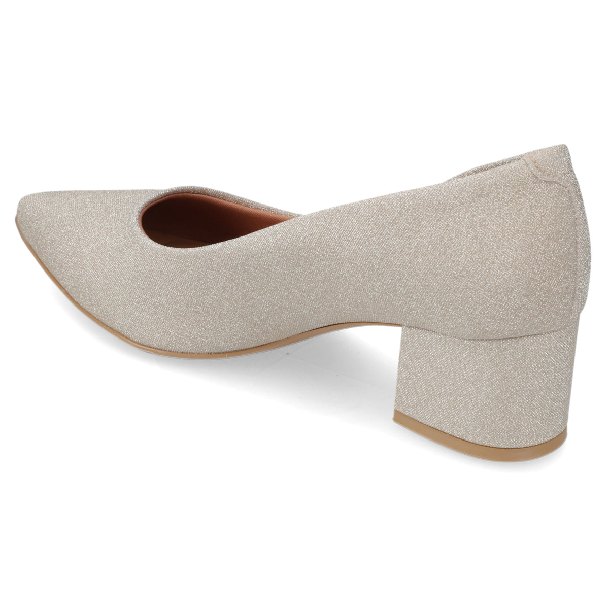 Taco Ancho Glitter Dorado Vizzano 34 / Dorado